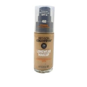 Revlon ColorStay Longwear Makeup 460 Macadamia‎ 1oz SPF15 Combination Oily Skin